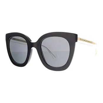 GUCCI Acetate Cat Eye Sunglasses Women's Black/Crystal