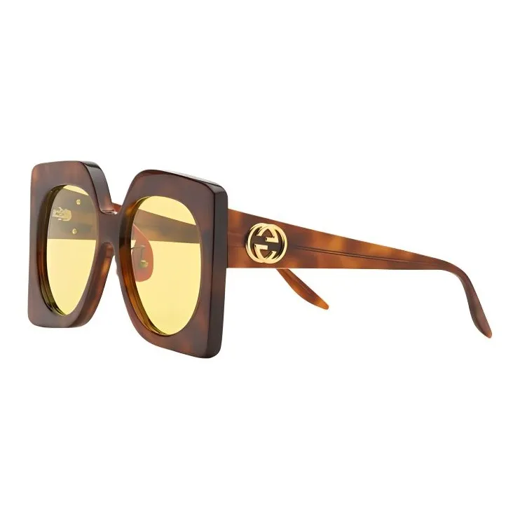 GUCCI Square Sunglasses Women's Tortoiseshell-0