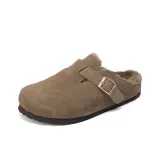 Taupe (Fleece-Lined) Gray Fur