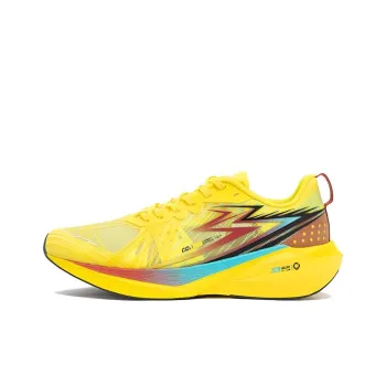 361° Shock Absorbers With Slip Resistant And Abrasion Resistant Properties Low Top Training Running Shoes Unisex Yellow