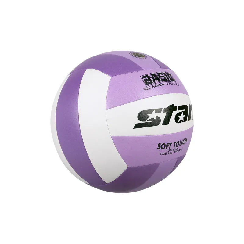 Star Size 5 Ball Volleyball Unisex White Purple-1