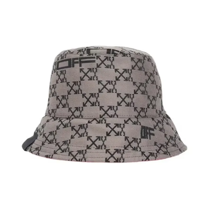 OFF WHITE Monogram Reversible Bucket Hat-0