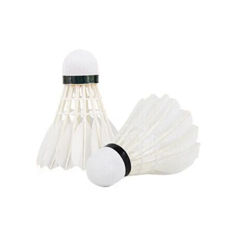 DHS Goose Feather Shuttlecock 12 Pack Goose Feather Shuttlecocks-2