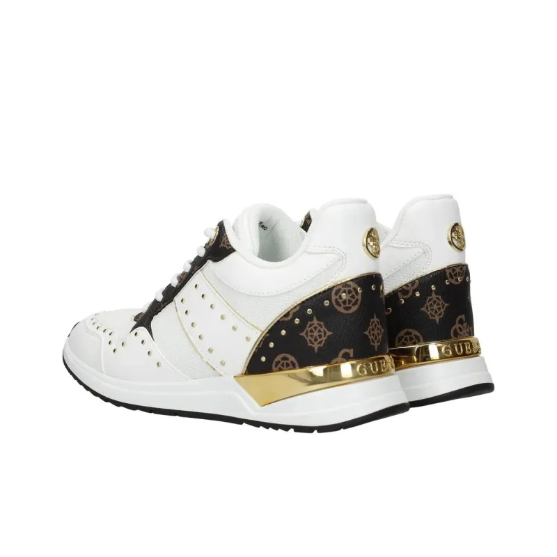 GUESS Low-Top Casual Shoes Women's White Gold-3