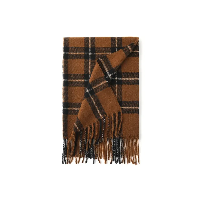FREE RABBITⅡ Advanced Versatile Faux Cashmere Warm Scarf Shawl Dual Use Unisex-7