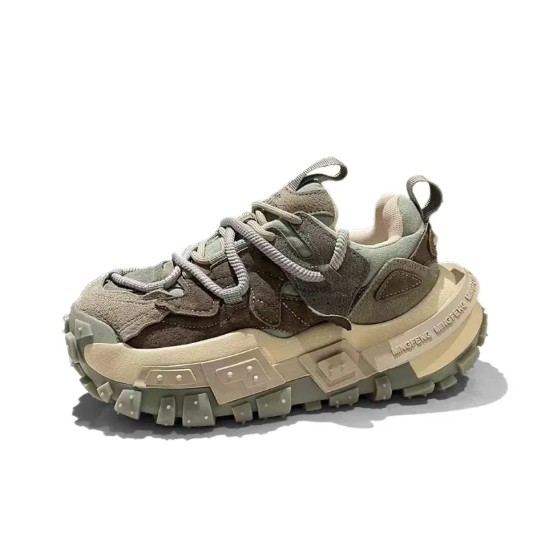 Legaco Chicken Cushioning, Slip Resistant, Abrasion Resistant, Height Increasing Low Top Chunky Sneakers Men's-6