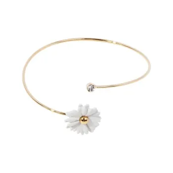 DANA BURTON Brass Zinc Stone Polyurethane Coating Bracelets Women's White