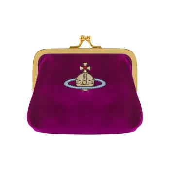 Vivienne Westwood Cotton Coin Purse Women's Purple