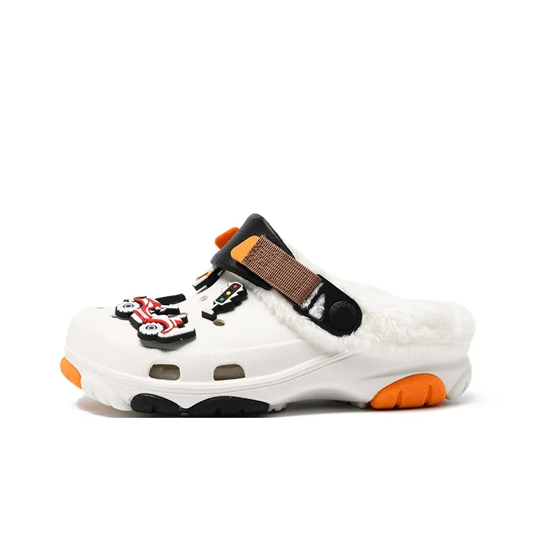 SNOOPY Clogs Unisex White Orange-0