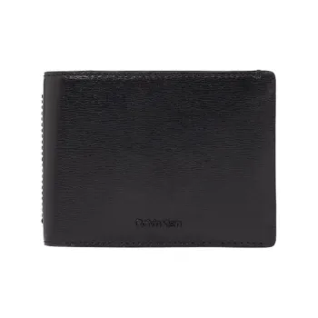 CALVIN KLEIN Cow Leather Wallet Men's Black