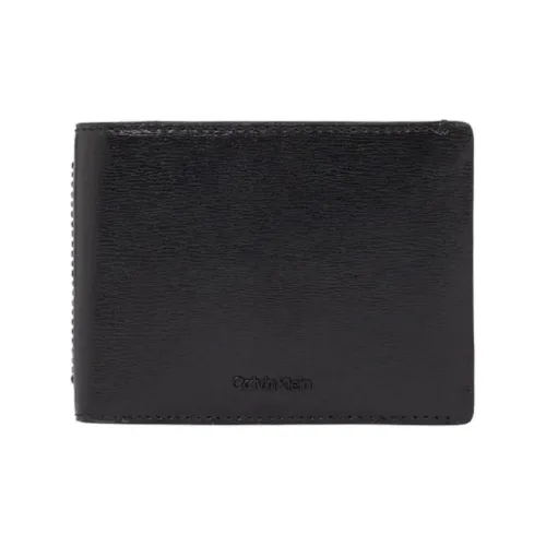 CALVIN KLEIN Cow Leather Wallet Men's Black