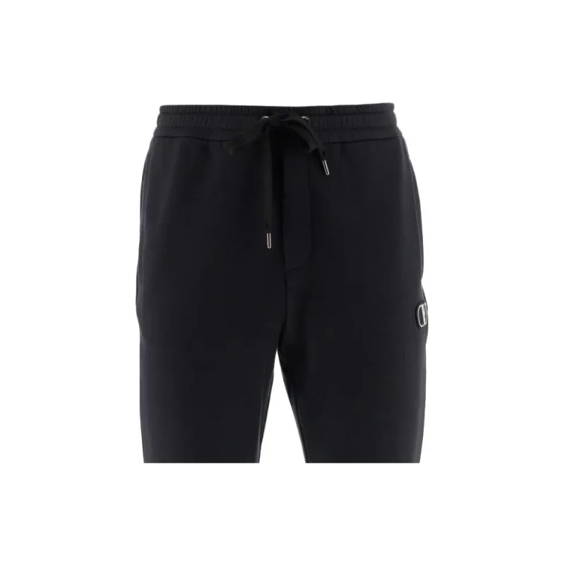 Valentino Knitted Sweatpants Men's Black-5