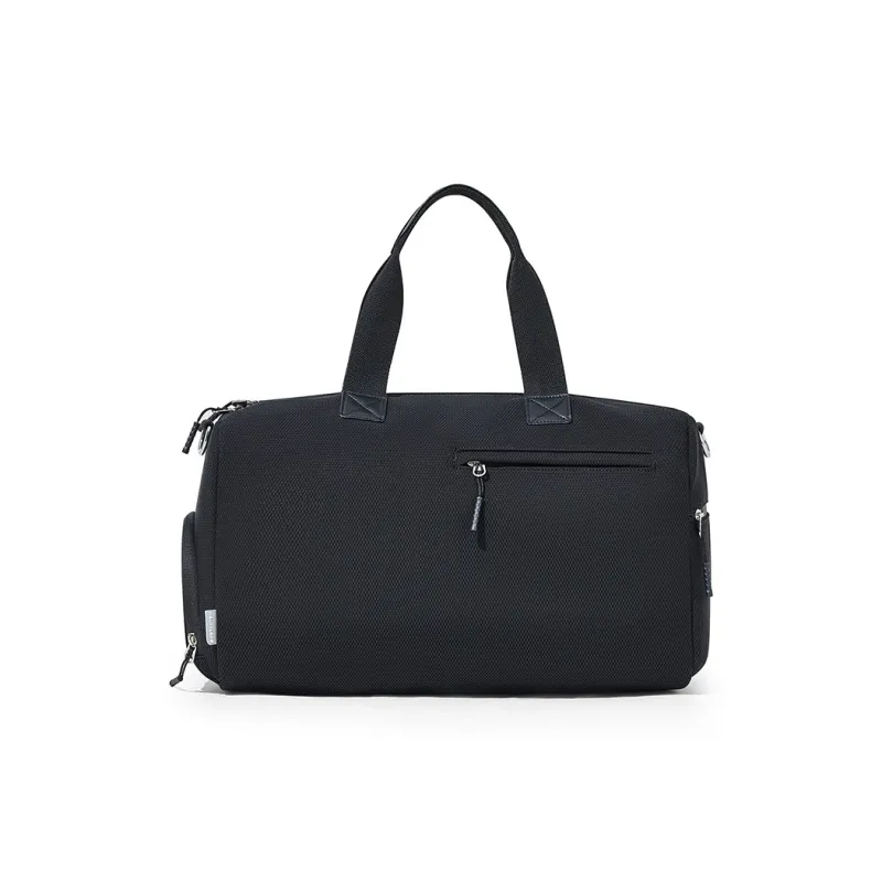 BOSTANTEN Fabric Travel Bag Unisex Black/Beige Yellow-0