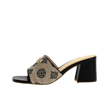 GUESS Slide Slippers 6.5cm Women's Brown