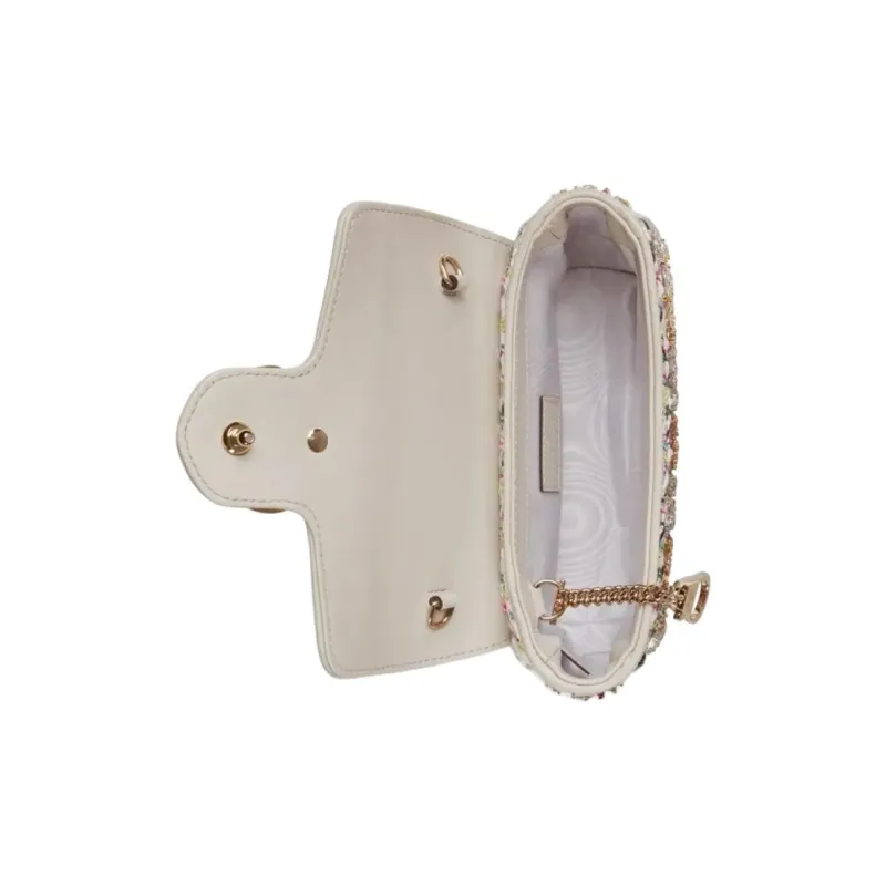 GUCCI GG Marmont Wool Crossbody Bag Shoulder Bag Extra Mini Women's Ivory Multicolor-5