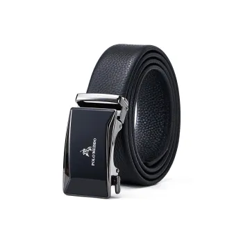 POLOMEISDO Top Grain Cow Leather Belt Comes With Boyfriend Birthday Gift Box Men's 3.5cm