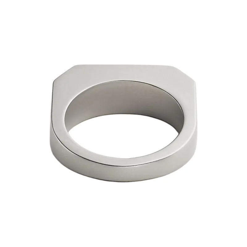 MM6 Maison Margiela Numeric Logo Signet Ring-2