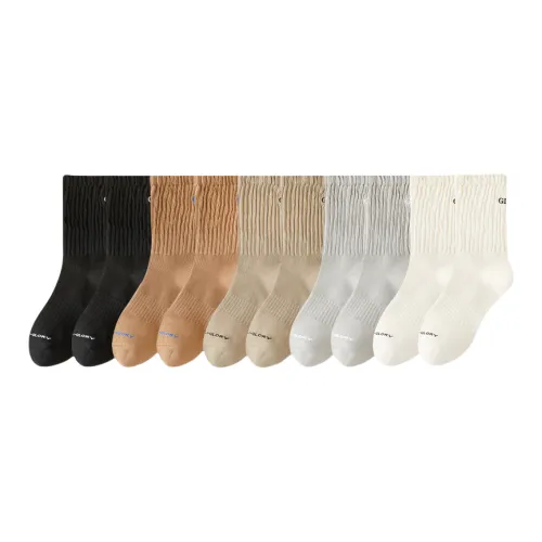 Lan Miao Mid Calf Socks Men's 10 Pack