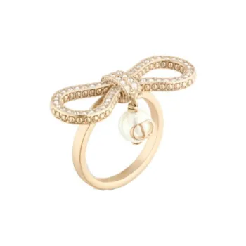 DIOR Resin Rings Women's Champagne