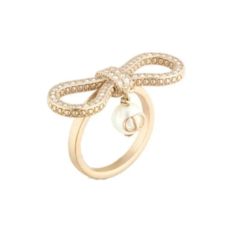 DIOR Resin Rings Women's Champagne-0