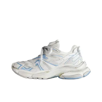 Balenciaga Runner 2.0 Low Top Casual Shoes Women's White Blue