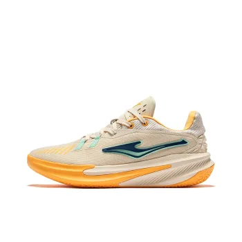 Erke Fearless 2.0 Basketball Shoes Men Low Top Feather White Willow Color
