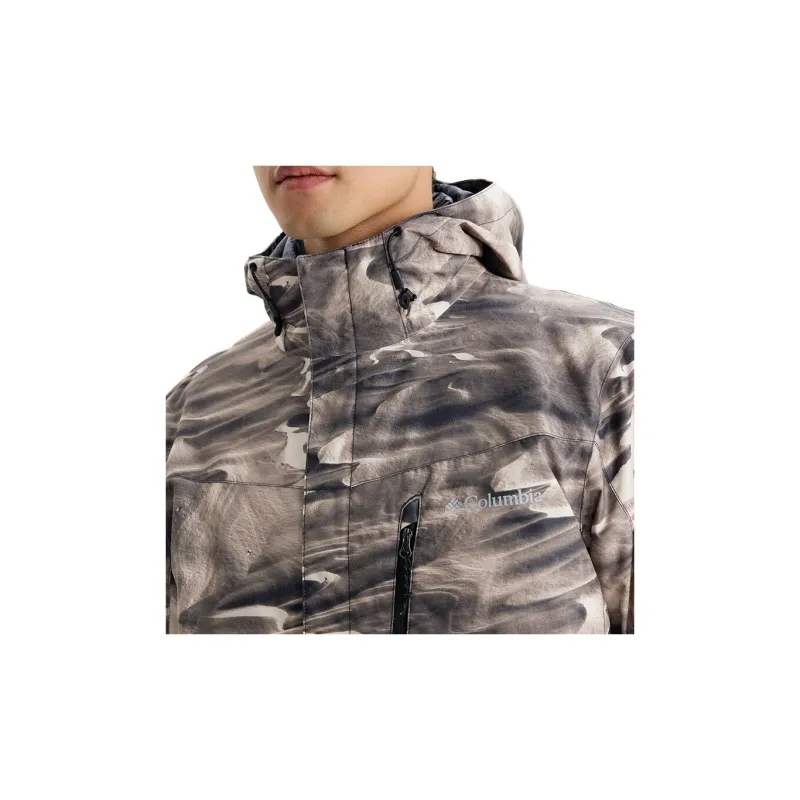 Columbia Water Resistant Windproof Warm Heat Reflective Windbreaker Jacket Men's Camouflage-5