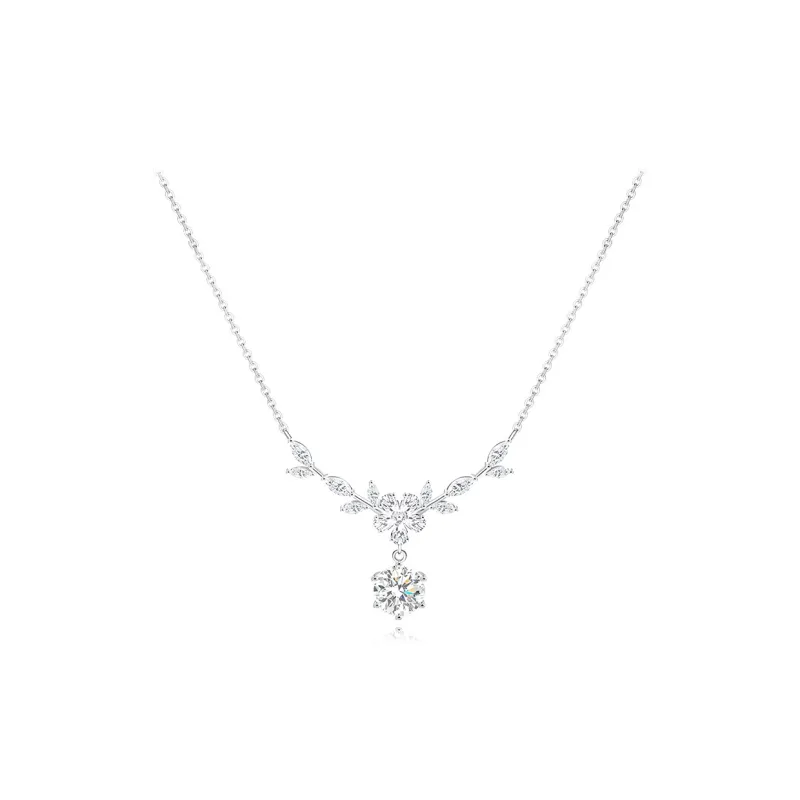 FORCHI Zircon Necklaces Women's Couple's Anniversary Birthday Gift For Girl-0