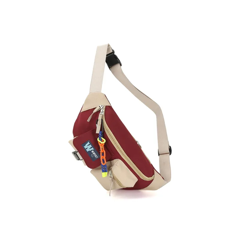 Wenpercy Nylon Sports Travel Crossbody Shoulder Bag Regular Unisex Multicolor-5