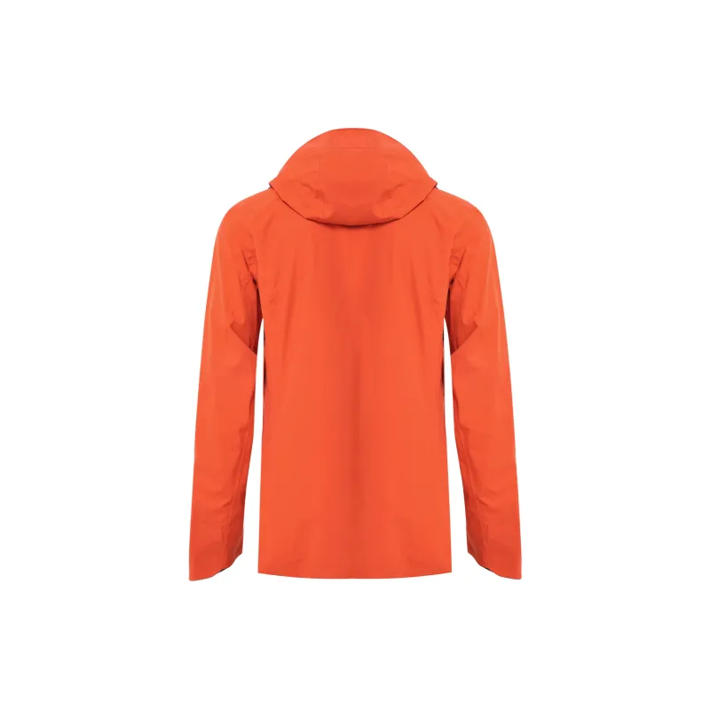 DECATHLON MH500 Water Resistant Windproof Breathable Windbreaker Jacket Men's Orange-1