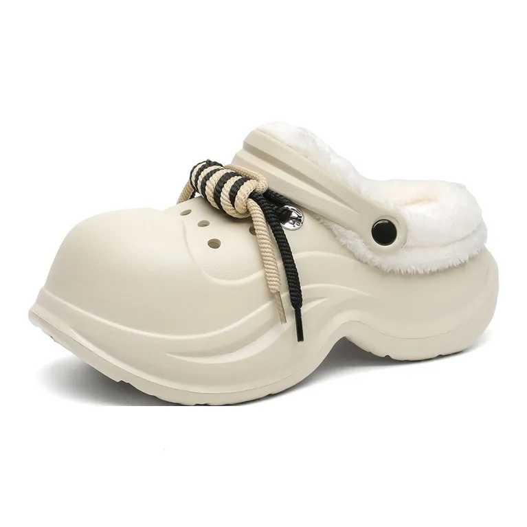 Darcy Sen Cotton Slippers Sand/black/white-1