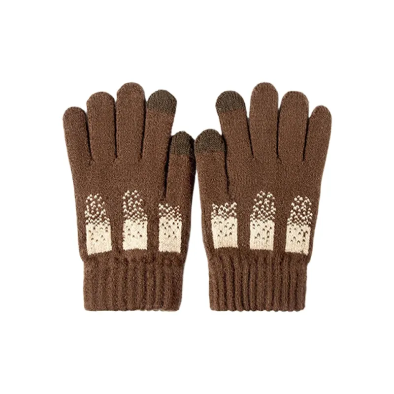 Yalu Polyester Knit Gloves Unisex-4