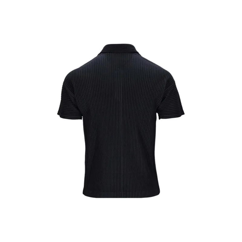 Homme Plissé Issey Miyake Pleated Polo Shirt-1