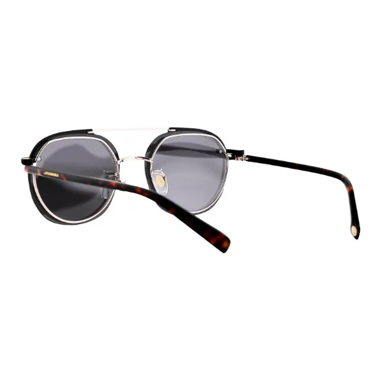 LAPIZ SENSIBLE. Titanium Alloy Acetate Aviator Sunglasses Unisex Black-1