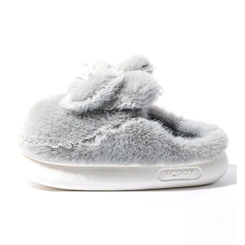 Darcy Sen Home Slippers Gray/Ecru/Apricot-14