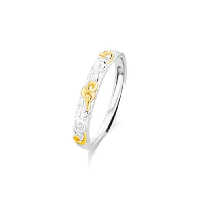 D.K.X S999 Fine Silver Rings Unisex-0