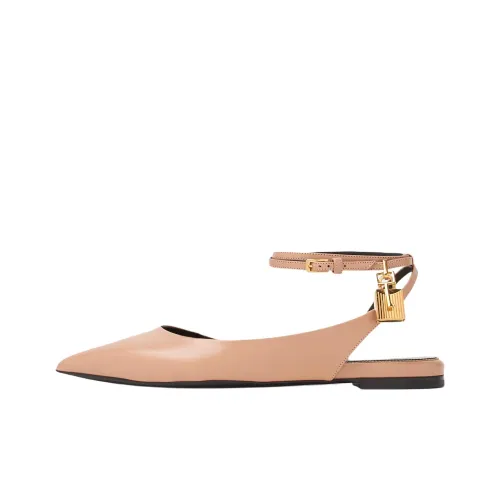 TOM FORD Slingback Casual Single Shoes Women's Beige