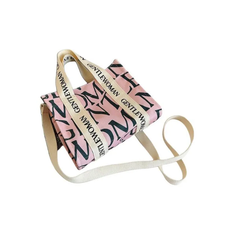 Yalu Canvas Bag, Crossbody, One Shoulder, Handbag Regular Women's Multicolor-3