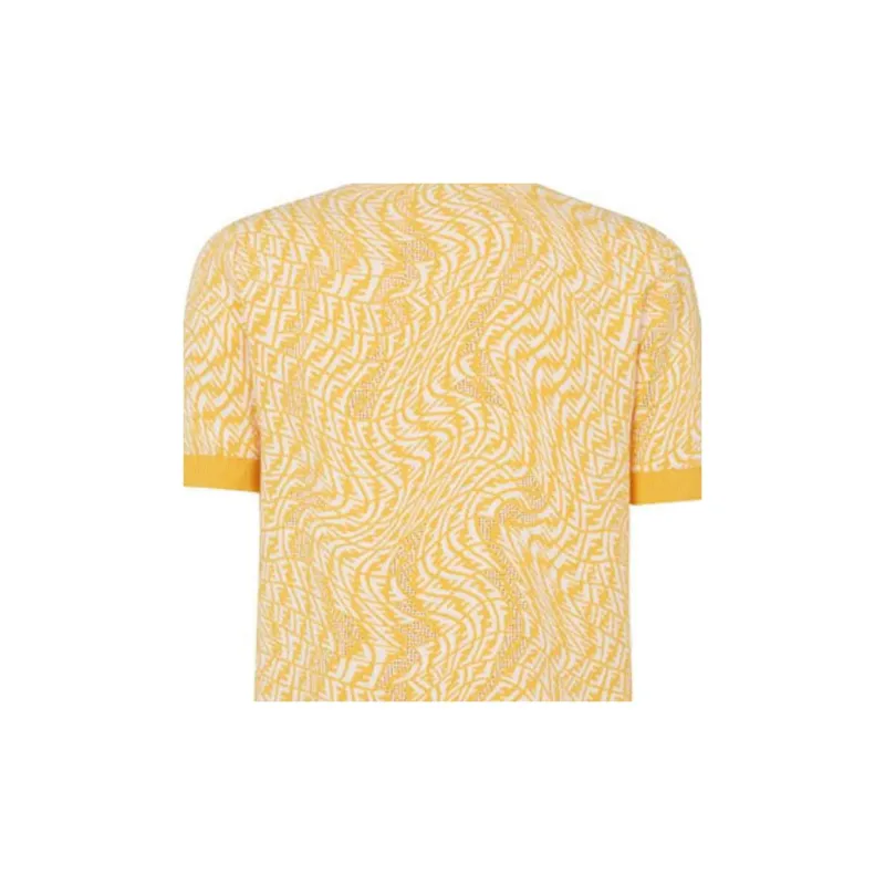 FENDI Sweaters Men Yellow-4