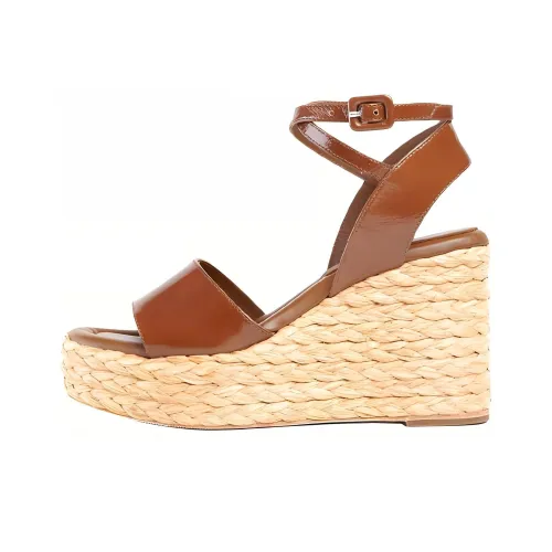 Paloma Barceló RIU Strap Sandals 9.5cm Women's Brown