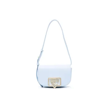CHIARA FERRAGNI Eyelike Polyester Handbag, Shoulder Bag Women's Light Blue
