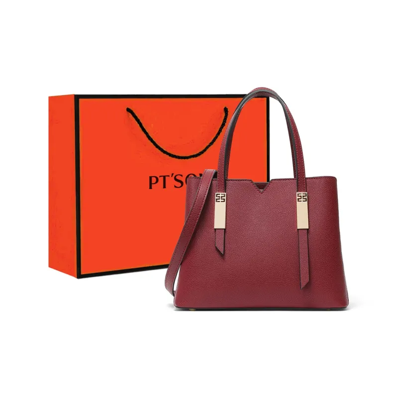 PT'SON Cow Leather Shoulder Bags Handbags Regular Women's Multicolor-0