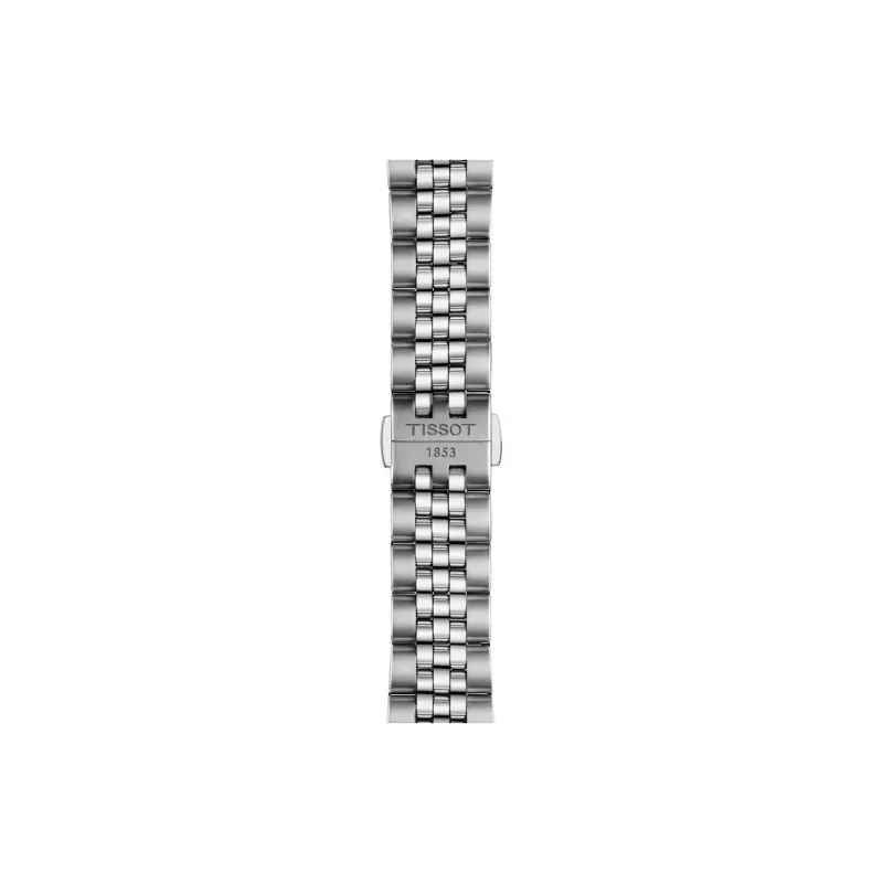 TISSOT Automatic Mechanical Movement Unisex Watch 38mm Black Dial Stainless Steel Watch Case Stainless Steel Watchband-1