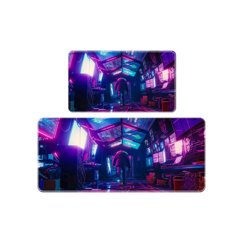GULAN Multiple Images Available Extra Large Esports Slim Fit G18 Precision Lock Edge Natural Rubber Sole Mouse Pads-1