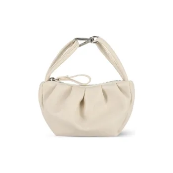 ALICE MARTHA Artificial Leather Shoulder Bag Crossbody Bag Handbag Women's Ecru