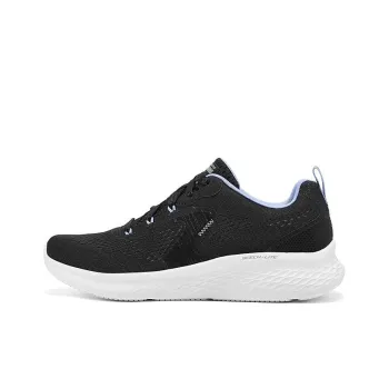 Skechers Sport Cushioning Low Top Casual Shoes Women's Black Blue