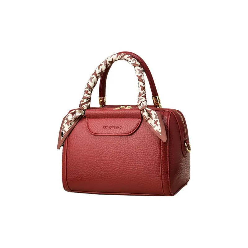 REDOO PU Boston Bag Shoulder Bag Crossbody Bag Handbag Women's Multicolor-4