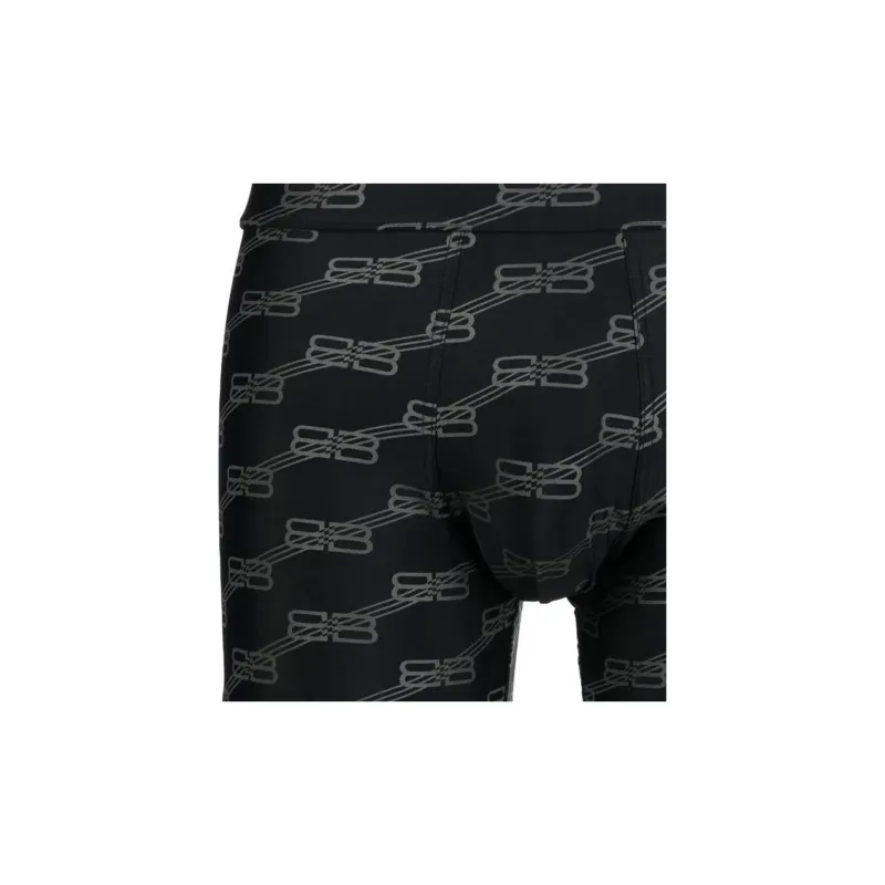 Balenciaga Swimming Shorts Men Black-3
