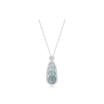 Green Craftsman Ice Glutinous Jadeite Necklaces Women's