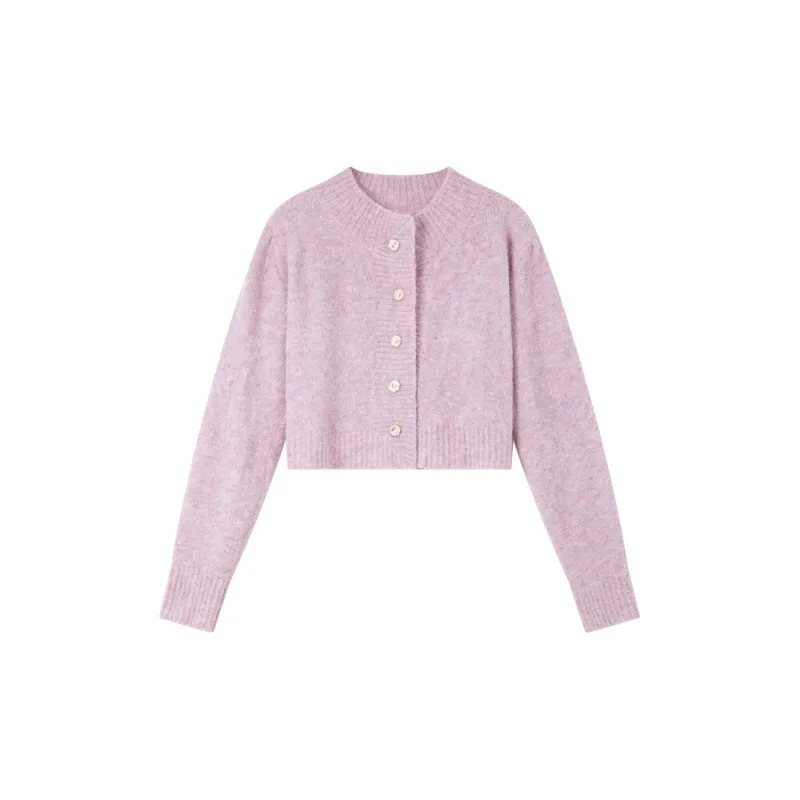 VIMLY Sweaters Women's Pink Purple-1